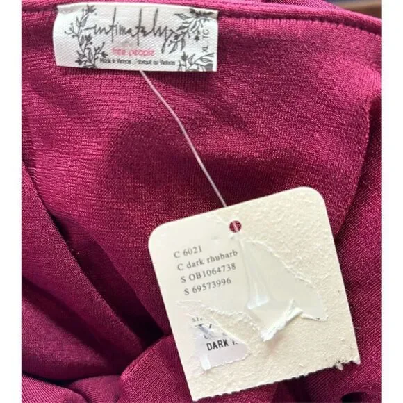 Intimately Free People Turnt Bodysuit in Very Berry NWT Size XL - Picture 5 of 6